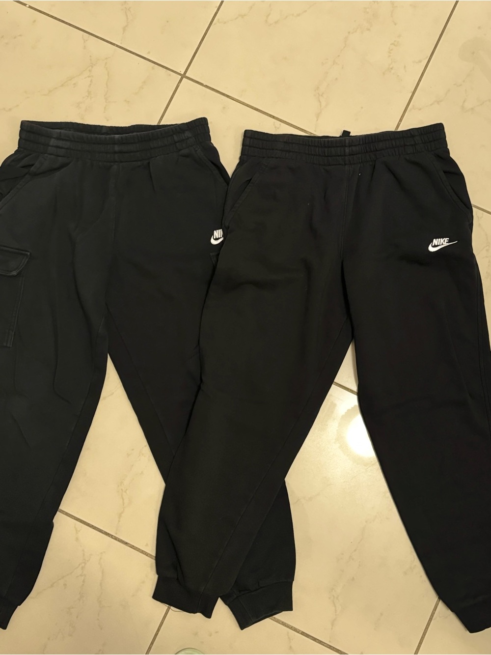 2 Nike Kids Black Jogger Pants